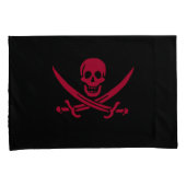クリムゾンスカル&ソウズカリコジャックの海賊旗 枕カバー (正面右)