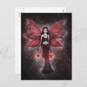 クリムゾンスタークリスマスフェアリー葉書 シーズンポストカード (正面/裏面)