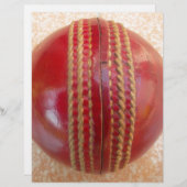 クリムゾンステッチの焦点:クリケットのハートのクローズアップ (正面/裏面)