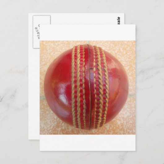 クリムゾンステッチの焦点:クリケットのハートのクローズアップ ポストカード (正面/裏面)