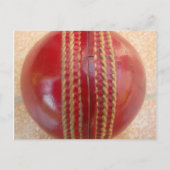 クリムゾンステッチの焦点:クリケットのハートのクローズアップ ポストカード (正面)