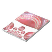 クリムゾンスピン – 美しい赤いクリケットボールアルティ ノートパッド (回転)