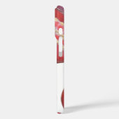 クリムゾンスピン – 美しい赤いクリケットボールアルティ Case-Mate iPhoneケース (裏面 / 左)