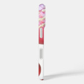 クリムゾンスピン – 美しい赤いクリケットボールアルティ Case-Mate iPhoneケース (裏面 / 右)