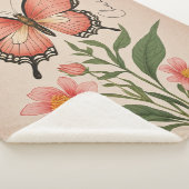 クリムゾンセレナーデパーソナライズされた シェルパブランケット (3/4)