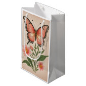 クリムゾンセレナーデパーソナライズされた スモールペーパーバッグ (正面アングル)