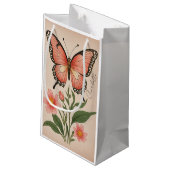 クリムゾンセレナーデパーソナライズされた スモールペーパーバッグ (裏面アングル)