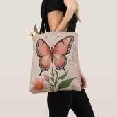 クリムゾンセレナーデパーソナライズされた トートバッグ (クローズアップ)