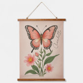 クリムゾンセレナーデパーソナライズされた 吊り下げ型タペストリー (正面)