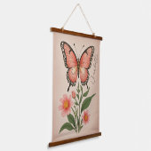 クリムゾンセレナーデパーソナライズされた 吊り下げ型タペストリー (傾斜あり)