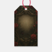 クリムゾンソーンレッドローゼゴシックバロック結婚ズ ギフトタグ (裏面)
