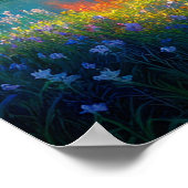 クリムゾンツリーインダイストフォレストクリアリング ポスター (角)