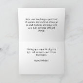 クリムゾンデ離れプル-パーソナライズされた誕生日カード カード (内部)