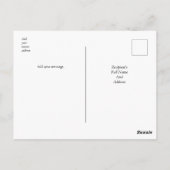 クリムゾンデ離れメプルパーソナライズされた- ポストカード (裏面)