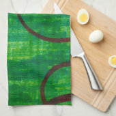 クリムゾントレースII キッチンタオル (四つ折り)