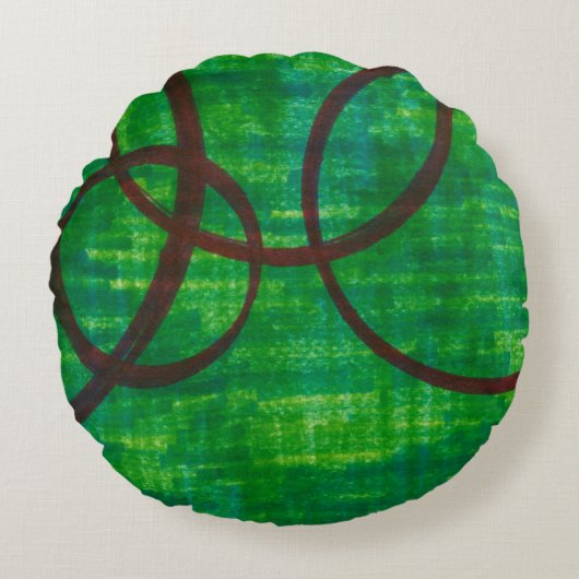 クリムゾントレースII ラウンドクッション (正面)