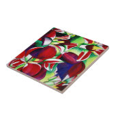 クリムゾントロピカルシンガポールのフラワーアート タイル (側面)