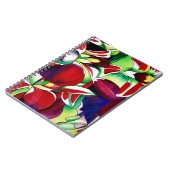 クリムゾントロピカルシンガポールのフラワーアート ノートブック (左側)