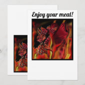 クリムゾンドラゴンフラットメニュー メニュー (正面/裏面)