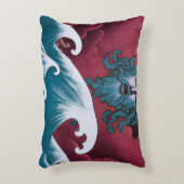 クリムゾンネプチューンオイル塗装 アクセントクッション (正面(垂直))