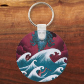 クリムゾンネプチューンオイル塗装 キーホルダー (裏面)