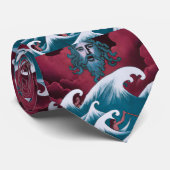 クリムゾンネプチューンオイル塗装 ネクタイ (ロール)