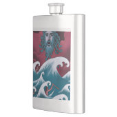 クリムゾンネプチューンオイル塗装 フラスク (左)