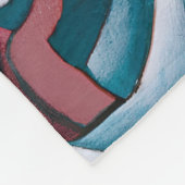 クリムゾンネプチューンオイル塗装 フリースブランケット (角)