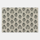 クリムゾンノクターン開花 ビクトリアン ラッピングペーパーシート (正面2)