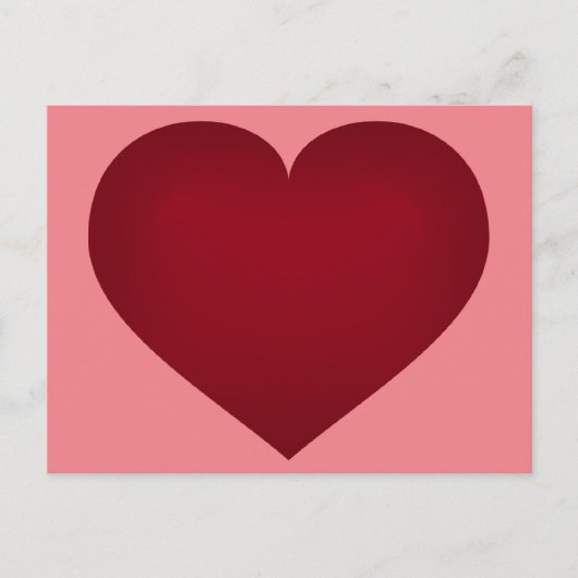 クリムゾンハートはがき ポストカード (正面)