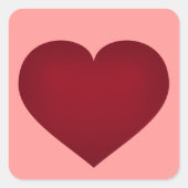 クリムゾンハート スクエアシール (正面)