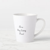 クリムゾンバラバタフライシャドーモノグラム カフェラテマグ (右)