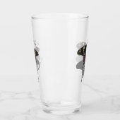 クリムゾンバラバタフライシャドーモノグラム タンブラーグラス (左)