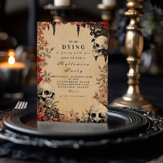 クリムゾンバラ&スカルハロウィンギャザリング 招待状