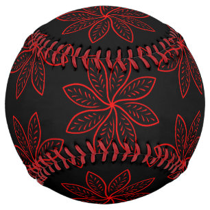 クリムゾンパターンオンブラック ソフトボール