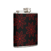 クリムゾンパターンオンブラック フラスク (右)