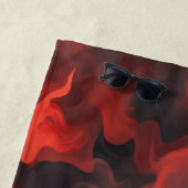 クリムゾンファイヤーフロー ビーチタオル (インサイチュ)