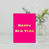 クリムゾンフェスティバルハッピーニューイヤーハガキ 箔シーズンポストカード (立ち正面)