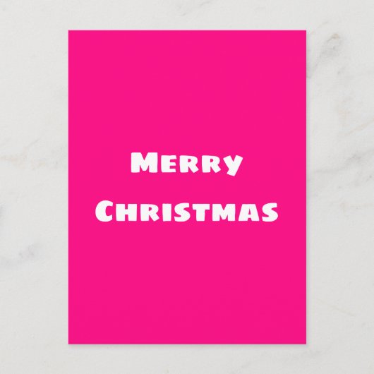 クリムゾンフェスティバルメリークリスマス ポストカード (正面)