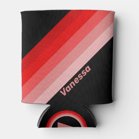 クリムゾンフェストライプードの名前 缶クーラー (正面)