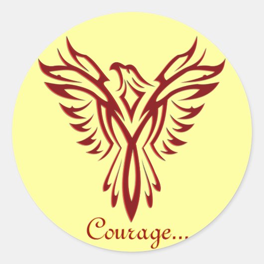 クリムゾンフェニックスライジングエンベロープシーラー ラウンドシール (正面)