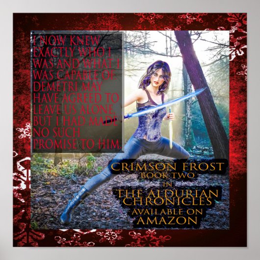 クリムゾンフロストポスター半光沢 ポスター (正面)