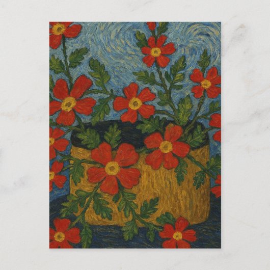 クリムゾンフロックス葉書 ポストカード (正面)