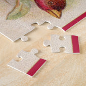 クリムゾンフロンフィンチ ジグソーパズル (側面)