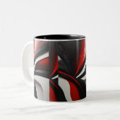 クリムゾンブリス：デュエット赤と白» ツートーンマグカップ (正面左)