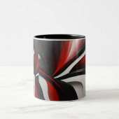 クリムゾンブリス：デュエット赤と白» ツートーンマグカップ (中央)