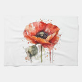 クリムゾンブルーム キッチンタオル (横)