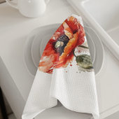 クリムゾンブルーム キッチンタオル