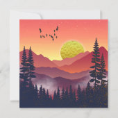 クリムゾンマウンテンランドスケープ (裏面)