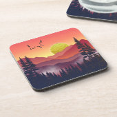 クリムゾンマウンテンランドスケープ コースター (左側)